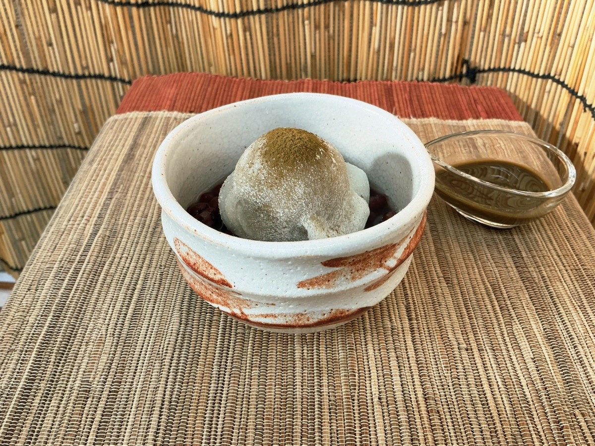 MAIKO茶ブティック 雪見ほうじ茶ぜんざい